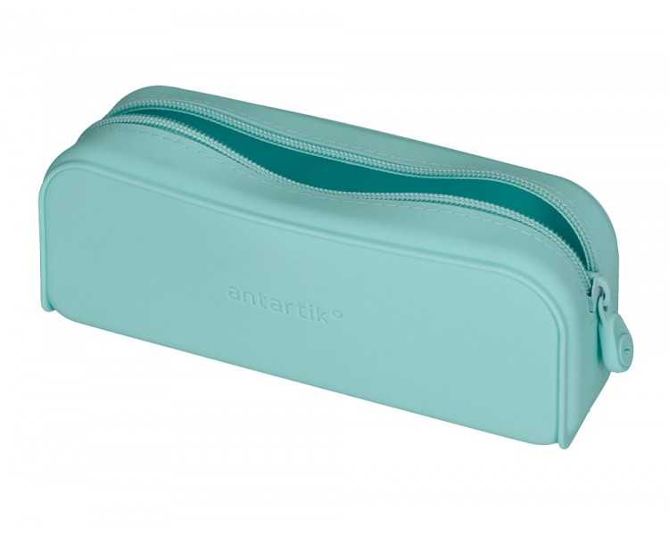 Estuche portatodo antartik prisma silicona soft rectangular 185x50x75 mm menta