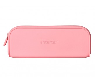 Estuche portatodo antartik prisma silicona soft rectangular 185x50x75 mm rosa chicle