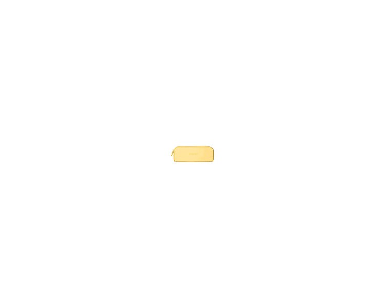 Estuche portatodo antartik prisma silicona soft rectangular 185x50x75 mm color amarillo
