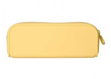 Estuche portatodo antartik prisma silicona soft rectangular 185x50x75 mm color amarillo