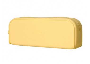 Estuche portatodo antartik prisma silicona soft rectangular 185x50x75 mm color amarillo