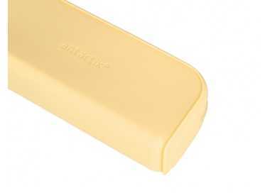 Estuche portatodo antartik prisma silicona soft rectangular 185x50x75 mm color amarillo