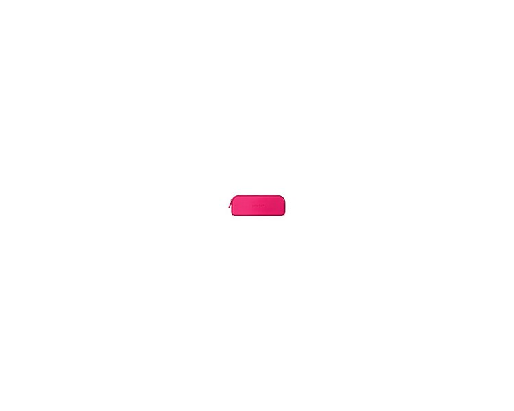 Estuche portatodo antartik prisma silicona soft rectangular 185x50x75 mm rosa fucsia