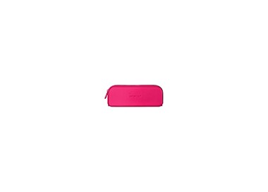 Estuche portatodo antartik prisma silicona soft rectangular 185x50x75 mm rosa fucsia
