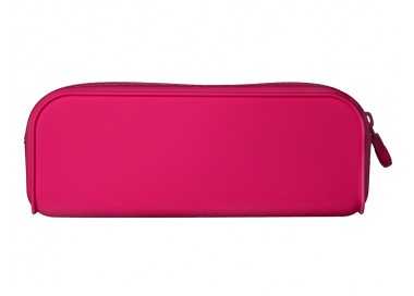 Estuche portatodo antartik prisma silicona soft rectangular 185x50x75 mm rosa fucsia