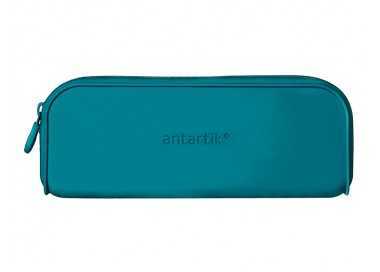 Estuche portatodo antartik prisma silicona soft rectangular 185x50x75 mm color turquesa