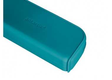 Estuche portatodo antartik prisma silicona soft rectangular 185x50x75 mm color turquesa