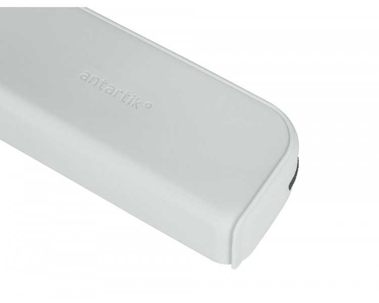 Estuche portatodo antartik prisma silicona soft rectangular 185x50x75 mm gris