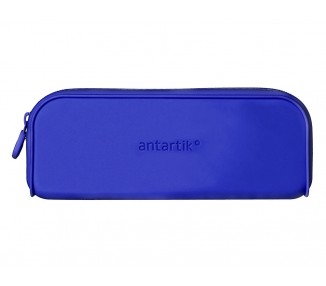 Estuche portatodo antartik prisma silicona soft rectangular 185x50x75 mm color azul oscuro