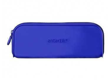 Estuche portatodo antartik prisma silicona soft rectangular 185x50x75 mm color azul oscuro