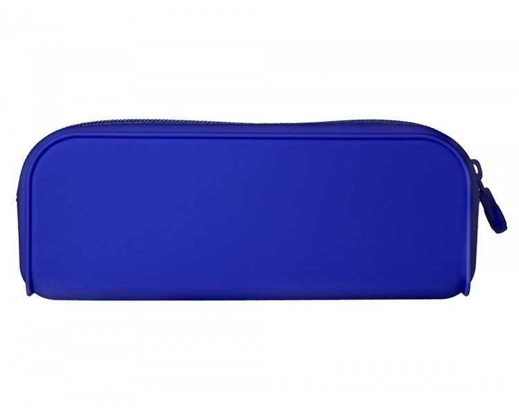 Estuche portatodo antartik prisma silicona soft rectangular 185x50x75 mm color azul oscuro