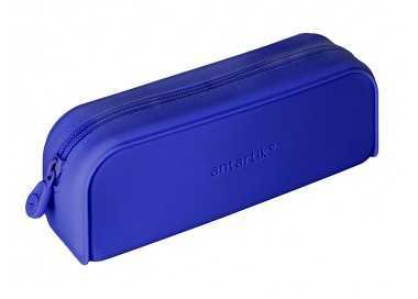Estuche portatodo antartik prisma silicona soft rectangular 185x50x75 mm color azul oscuro