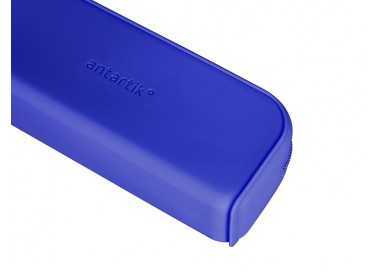 Estuche portatodo antartik prisma silicona soft rectangular 185x50x75 mm color azul oscuro