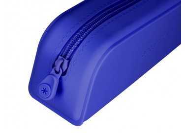 Estuche portatodo antartik prisma silicona soft rectangular 185x50x75 mm color azul oscuro