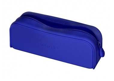 Estuche portatodo antartik prisma silicona soft rectangular 185x50x75 mm color azul oscuro