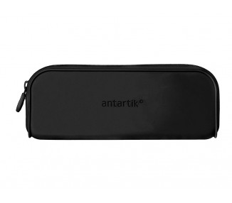 Estuche portatodo antartik prisma silicona soft rectangular 185x50x75 mm color negro