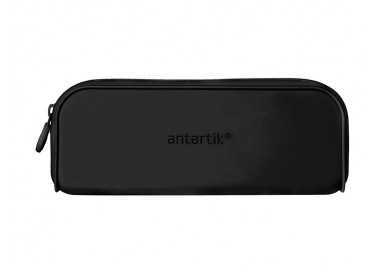 Estuche portatodo antartik prisma silicona soft rectangular 185x50x75 mm color negro