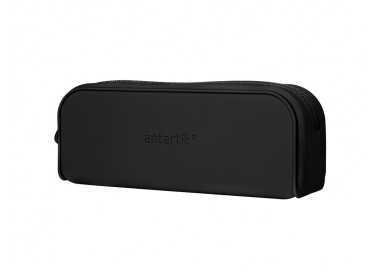 Estuche portatodo antartik prisma silicona soft rectangular 185x50x75 mm color negro