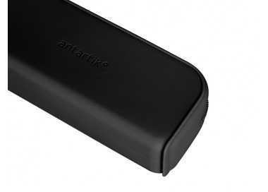 Estuche portatodo antartik prisma silicona soft rectangular 185x50x75 mm color negro
