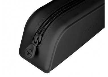 Estuche portatodo antartik prisma silicona soft rectangular 185x50x75 mm color negro