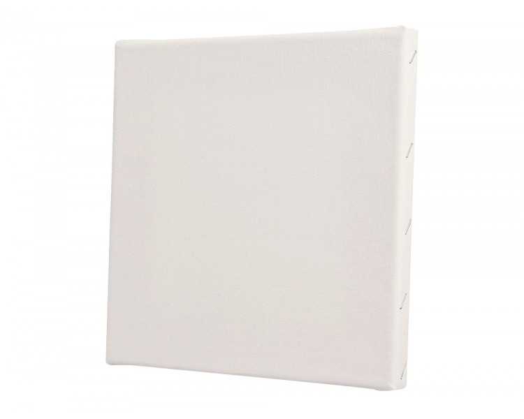 Bastidor lidercolor lienzo grapado lateral algodon 100% 30x30 cm