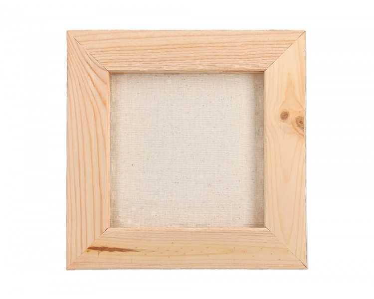 Bastidor lidercolor lienzo grapado lateral algodon 100% 30x30 cm