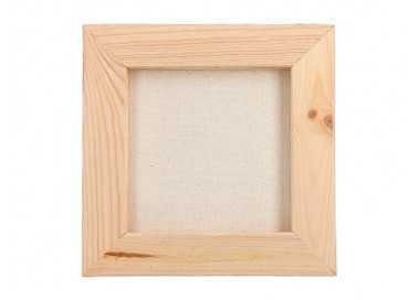 Bastidor lidercolor lienzo grapado lateral algodon 100% 30x30 cm