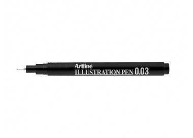 Rotulador artline calibrado micrometrico negro illustration pen ek-2803iln punta poliacetal 0,03mm Rotulador artline calibrado micrometrico negro illustration pen ek-2803iln punta poliacetal 0,03mm
