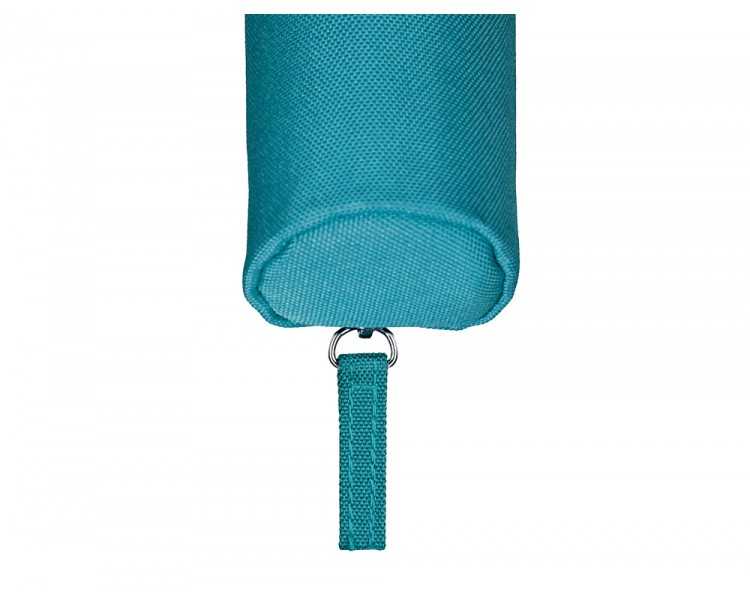 Estuche portatodo liderpapel slim cilindrico 220x45mm azulturquesa