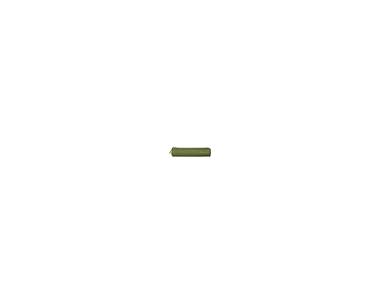 Estuche portatodo liderpapel slim cilindrico 220x45mm verde militar