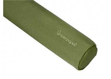 Estuche portatodo liderpapel slim cilindrico 220x45mm verde militar