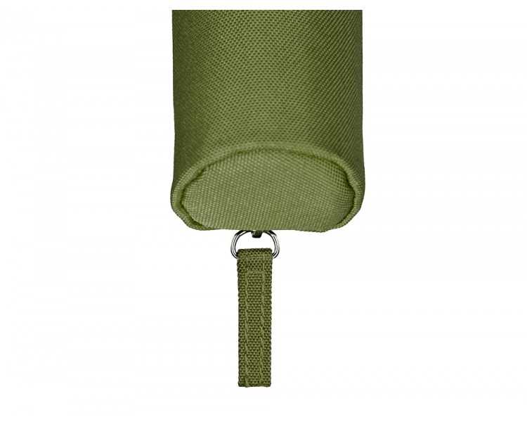 Estuche portatodo liderpapel slim cilindrico 220x45mm verde militar