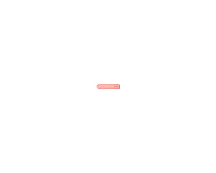 Estuche portatodo liderpapel slim cilindrico 220x45mm rosa