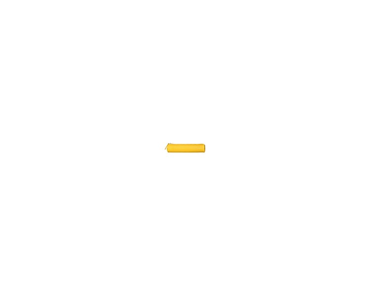 Estuche portatodo liderpapel slim cilindrico 220x45mm amarillo