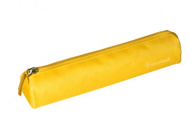Estuche portatodo liderpapel slim cilindrico 220x45mm amarillo