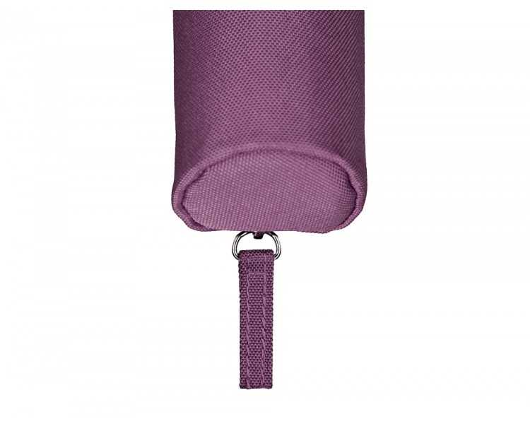 Estuche portatodo liderpapel slim cilindrico 220x45mm morado empolvado