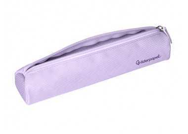 Estuche portatodo liderpapel slim cilindrico 220x45mm lila Estuche portatodo liderpapel slim cilindrico 220x45mm lila