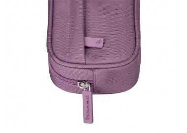 Estuche portatodo liderpapel classic ovalado 2 cremalleras con bolsillo delantero 210x90mm morado empolvado Estuche portatodo liderpapel classic ovalado 2 cremalleras con bolsillo delantero 210x90mm morado empolvado