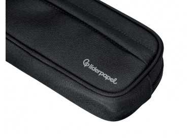 Estuche portatodo liderpapel classic ovalado 2 cremalleras con bolsillo delantero 210x90mm negro Estuche portatodo liderpapel classic ovalado 2 cremalleras con bolsillo delantero 210x90mm negro