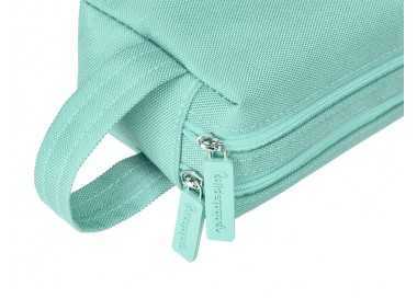 Estuche portatodo liderpapel classic rectangular con asa 2 cremalleras 210 x80mm verde manzana Estuche portatodo liderpapel classic rectangular con asa 2 cremalleras 210 x80mm verde manzana