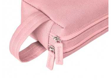 Estuche portatodo liderpapel classic rectangular con asa 2 cremalleras 210 x80mm rosa Estuche portatodo liderpapel classic rectangular con asa 2 cremalleras 210 x80mm rosa