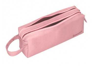 Estuche portatodo liderpapel classic rectangular con asa 2 cremalleras 210 x80mm rosa Estuche portatodo liderpapel classic rectangular con asa 2 cremalleras 210 x80mm rosa