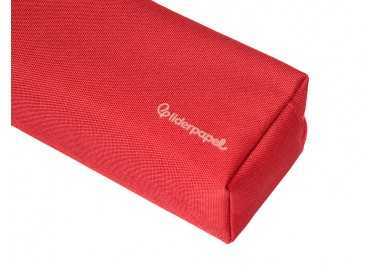 Estuche portatodo liderpapel classic rectangular con asa 2 cremalleras 210 x80mm rojo Estuche portatodo liderpapel classic rectangular con asa 2 cremalleras 210 x80mm rojo