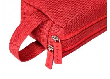 Estuche portatodo liderpapel classic rectangular con asa 2 cremalleras 210 x80mm rojo Estuche portatodo liderpapel classic rectangular con asa 2 cremalleras 210 x80mm rojo