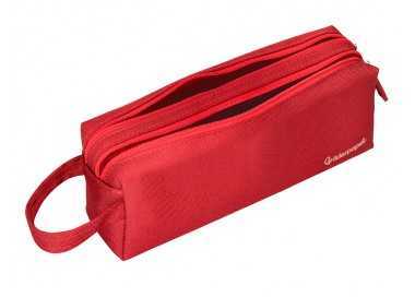 Estuche portatodo liderpapel classic rectangular con asa 2 cremalleras 210 x80mm rojo Estuche portatodo liderpapel classic rectangular con asa 2 cremalleras 210 x80mm rojo