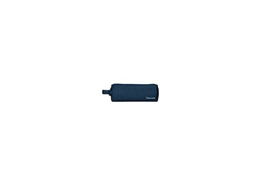 Estuche portatodo liderpapel classic rectangular con asa 2 cremalleras 210 x80mm azul marino