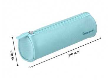 Estuche portatodo liderpapel classic cilindrico ancho 210x70mm azul celeste Estuche portatodo liderpapel classic cilindrico ancho 210x70mm azul celeste