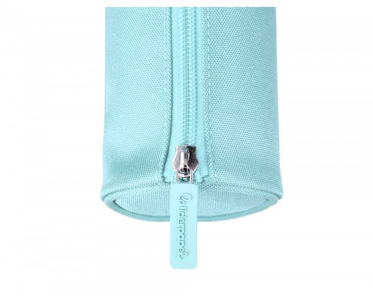 Estuche portatodo liderpapel classic cilindrico ancho 210x70mm azul celeste