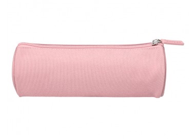 Estuche portatodo liderpapel classic cilindrico ancho 210x70mm rosa