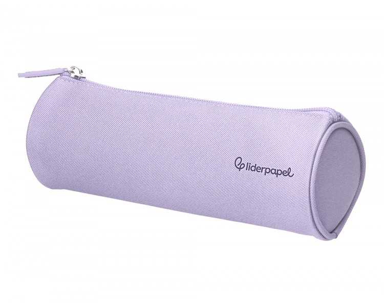 Estuche portatodo liderpapel classic cilindrico ancho 210x70mm lila